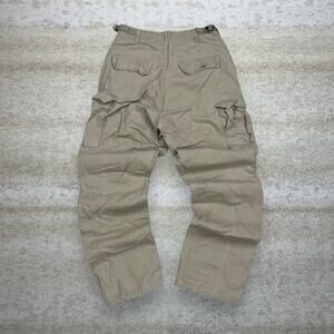 Vintage 90s Tactical Pants 28x30 Baggy Fit Light Tan Cargos Small Regular
